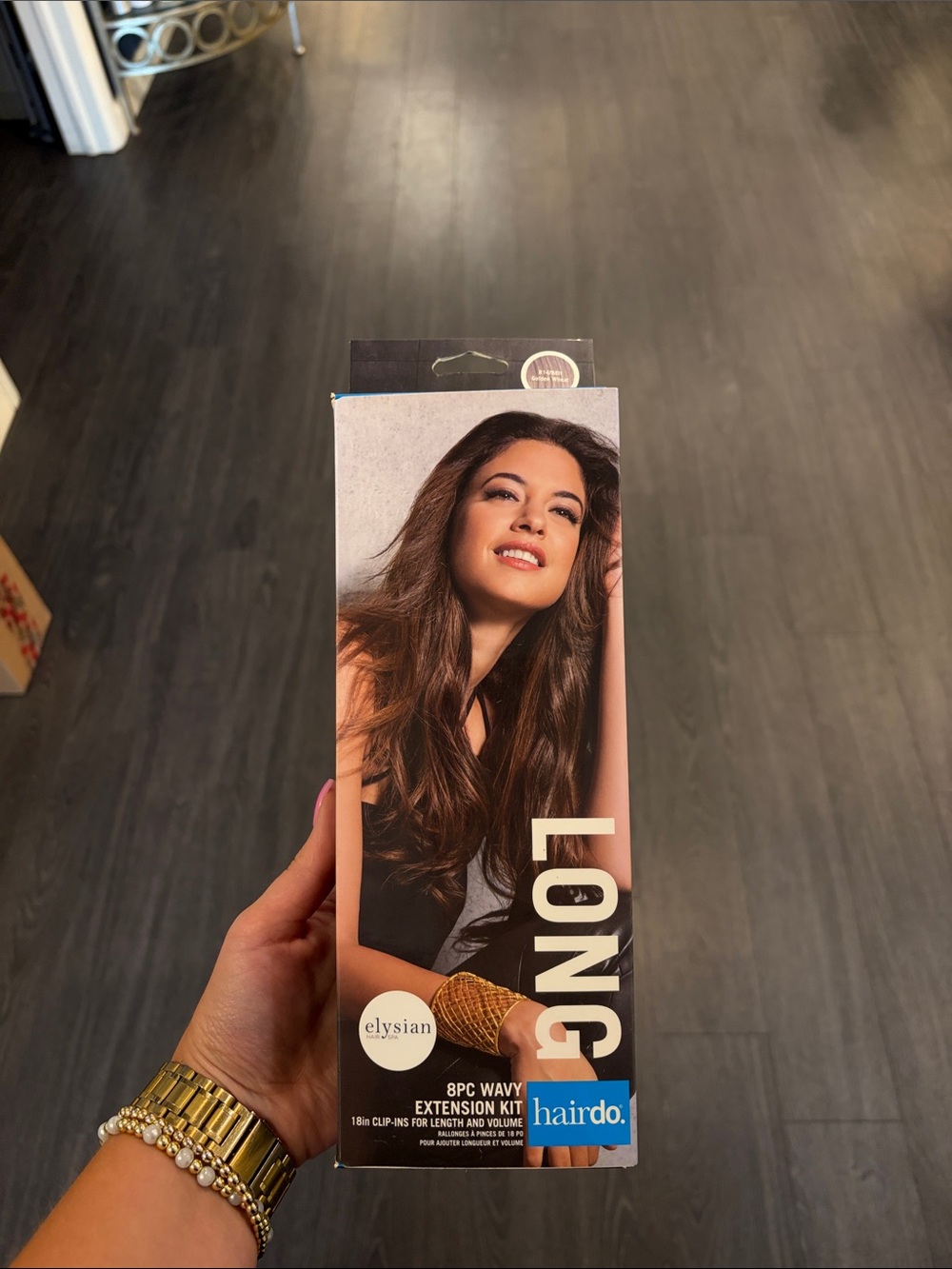 Elysian Long Wavy Clip-In Hair Extensions - Golden Wheat 18 inch